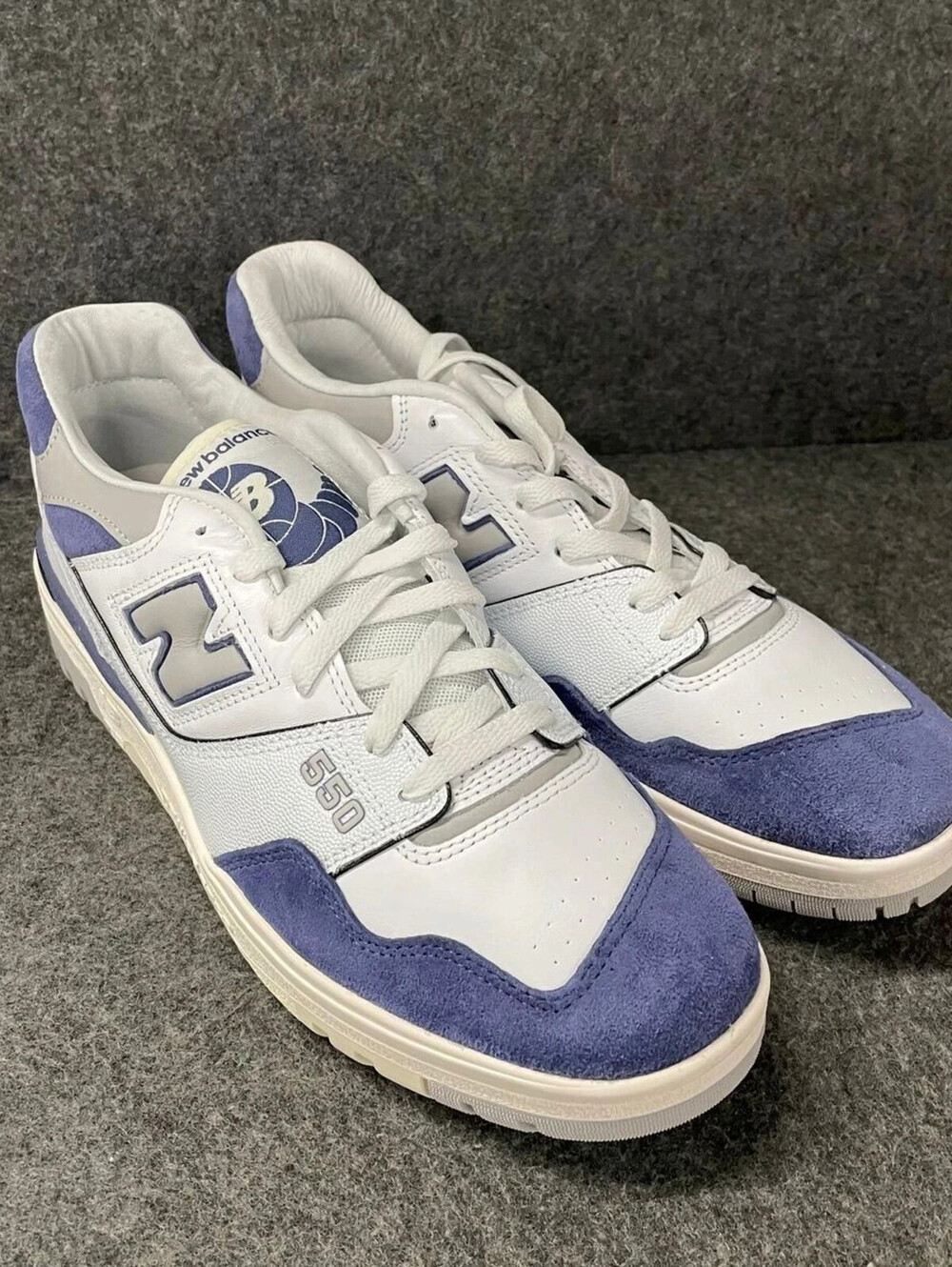 NEW BALANCE 550 Running Shoes Unisex Size M12/W13.5 White/Blue